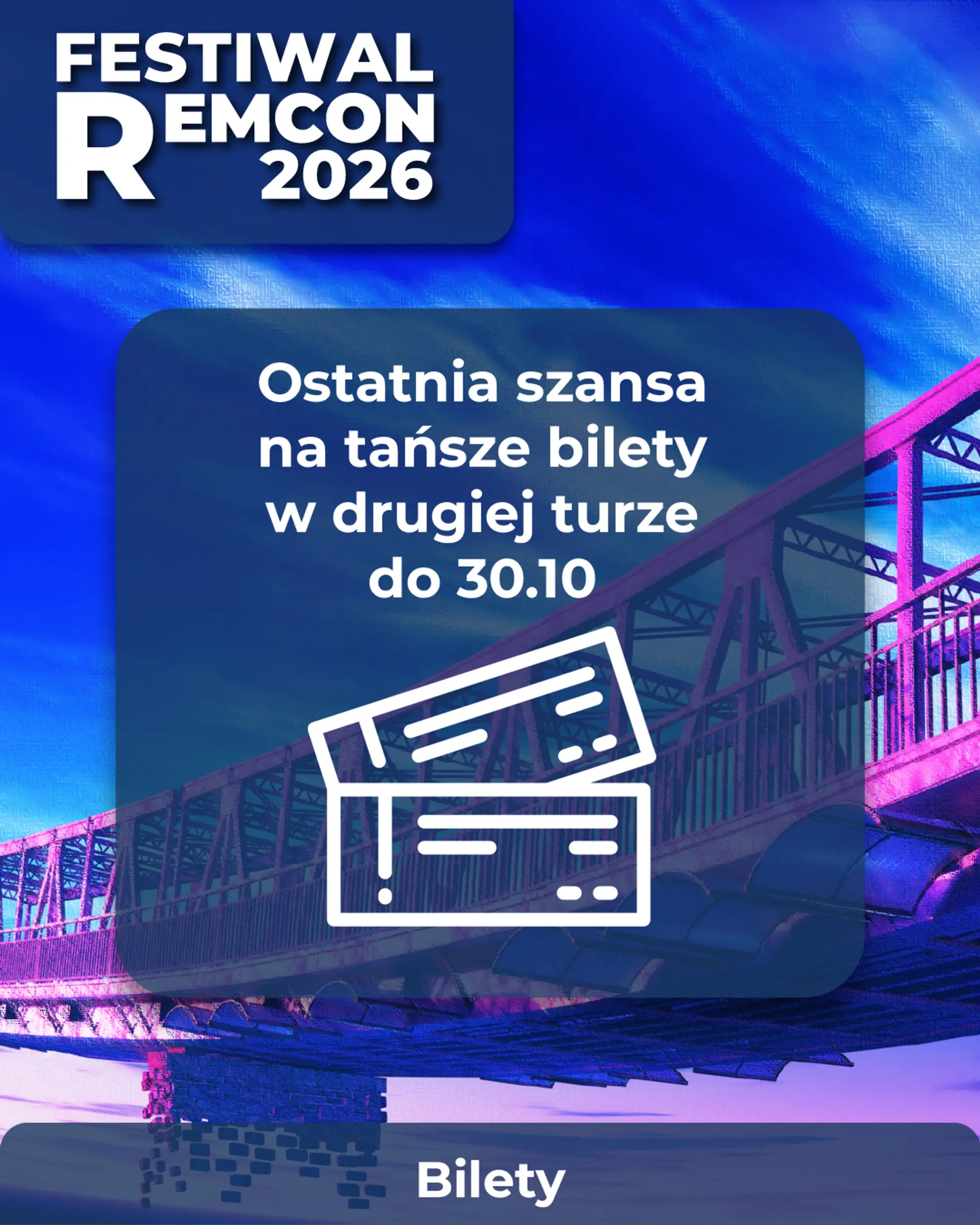 🎟️ ZBLIŻA SIĘ KONIEC 2 TURY BILETÓW 🎟️