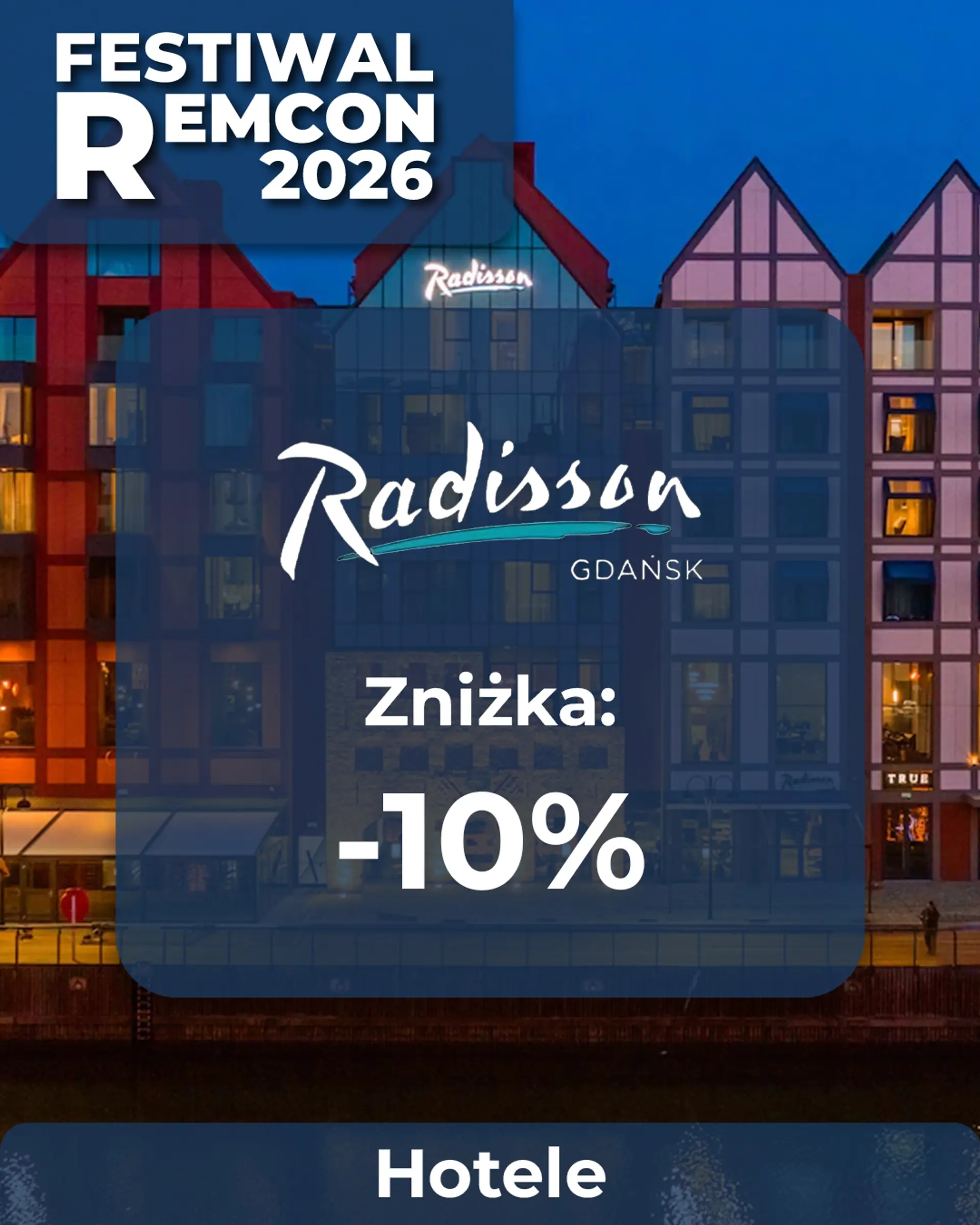 🛌 10% ZNIŻKI DO HOTELU  RADISSON HOTEL &  APARTMENTS GDAŃSK 🛌